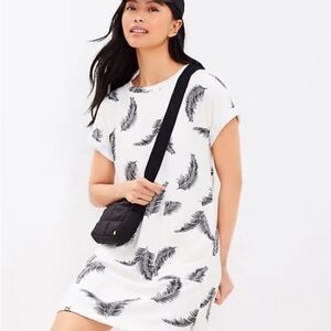 Lou & Grey Palm Cozy Cotton Terry Pocket Dress